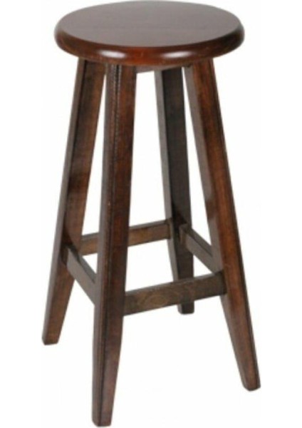 Yuvarlak Tabure Ceviz Renk 70 cm (Yükseklik)