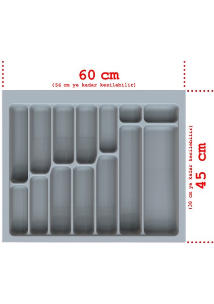 Çekmece İçi Kaşıklık 60 x 45 cm