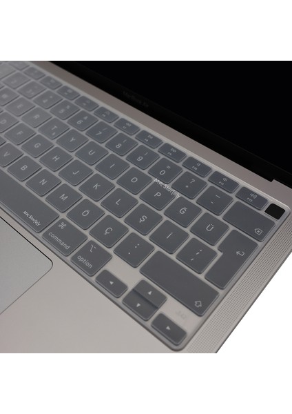 Macbook Air M1 Klavye Kılıfı Türkçe Q Baskı A2179 A2337 ile Uyumlu