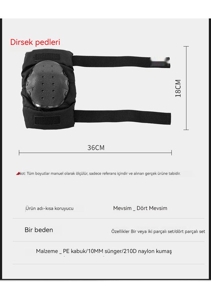 Motosiklet Için Koruyucu Dizlik - Siyah (Yurt Dışından) indirimleri
