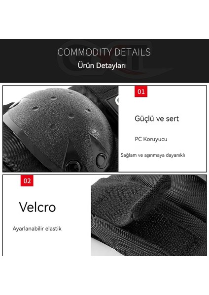 Motosiklet Için Koruyucu Dizlik - Siyah (Yurt Dışından) fiyatları