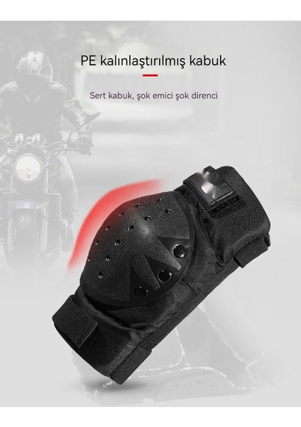 Motosiklet Için Koruyucu Dizlik - Siyah (Yurt Dışından) fırsatları