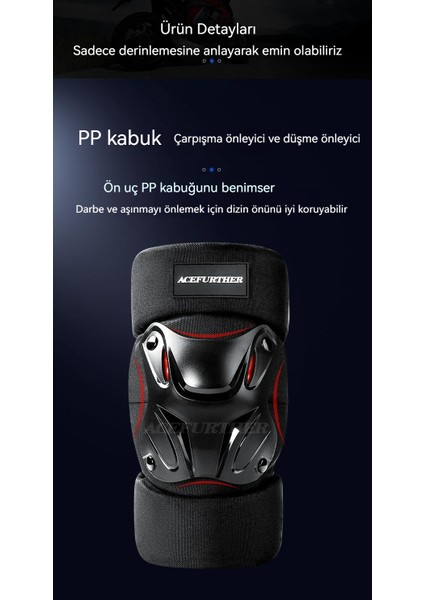 Motosiklet Için Koruyucu Dizlik - Siyah (Yurt Dışından) modelleri