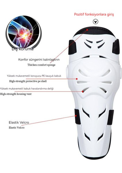 Motosiklet Için Koruyucu Dizlik - Siyah (Yurt Dışından) fırsatları