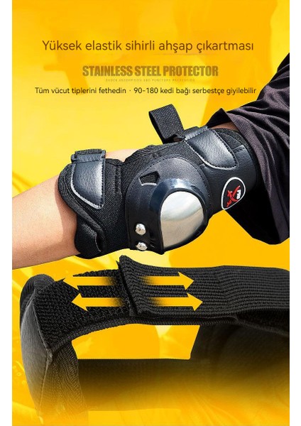 Motosiklet Için Koruyucu Dizlik - Siyah (Yurt Dışından) fiyatları