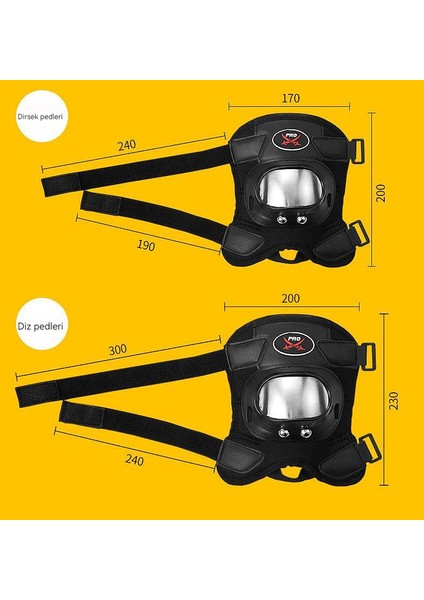 Motosiklet Için Koruyucu Dizlik - Siyah (Yurt Dışından) indirimleri