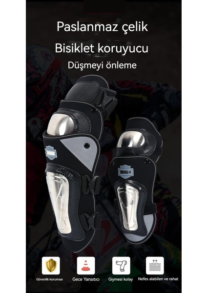 Motosiklet Için Koruyucu Dizlik - Siyah (Yurt Dışından) fiyatları
