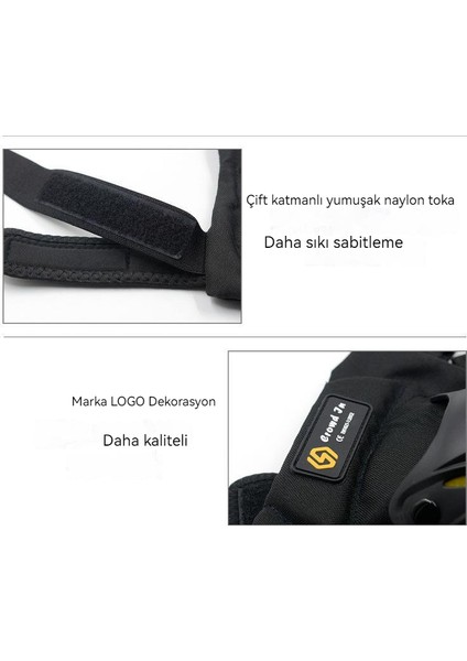 Motosiklet Için Koruyucu Dizlik - Siyah (Yurt Dışından) fiyatları