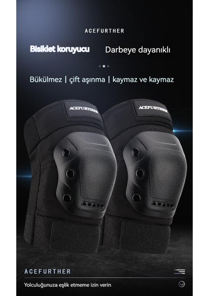 Motosiklet Için Koruyucu Dizlik - Siyah (Yurt Dışından) fiyatları