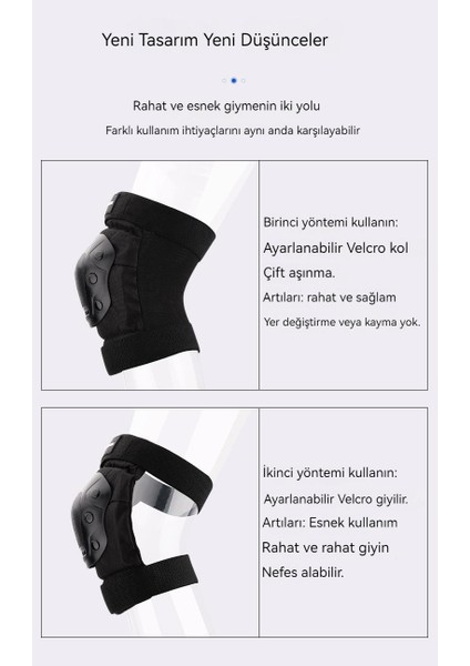 Motosiklet Için Koruyucu Dizlik - Siyah (Yurt Dışından) modelleri