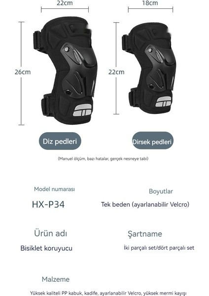 Motosiklet Için Koruyucu Dizlik - Siyah (Yurt Dışından) indirimleri
