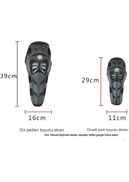 Motosiklet Için Koruyucu Dizlik - Siyah (Yurt Dışından) modelleri