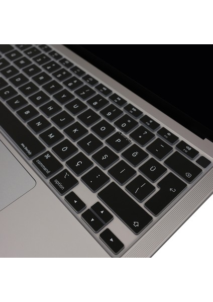 Macbook Air M1 Klavye Kılıfı Türkçe Q Baskı A2179 A2337 ile Uyumlu