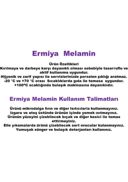 Karavan Tatil Kamp Piknik Yazlık Kışlık Bağ Bahçe Bekar Ve Öğrenci Için Kırılmaz Melamin Yemek Takımı 10-20-30-40 Adet