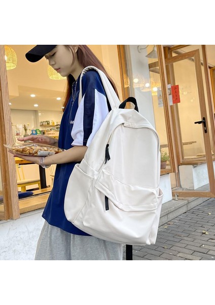 Yeni Unisex Sırt Çantası Tasarım Anlayışı Niş Okul Çantası Ins Kadın Gelgit Basit Stil Gelişmiş Okul Sırt Çantası (Yurt Dışından) fırsatları