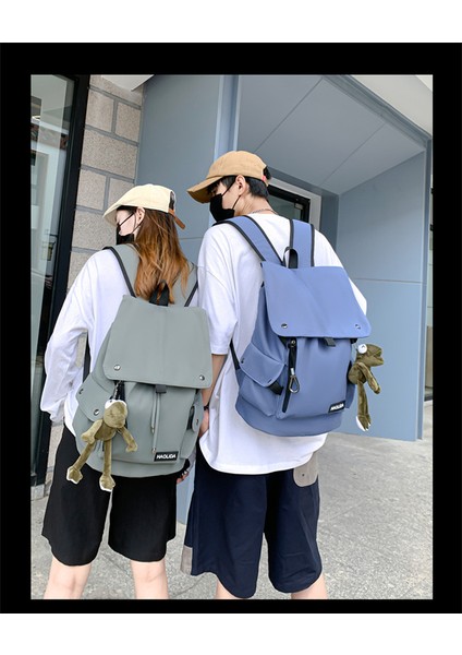 Yeni Unisex Sırt Çantası Trendy Serin Omuzdan Askili Çanta Kore Versiyonu Büyük Kapasiteli Okul Çantası Açık Su Geçirmez Takım Çift Sırt Çantası (Yurt Dışından) fiyatları