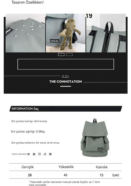 Yeni Unisex Sırt Çantası Trendy Serin Omuzdan Askili Çanta Kore Versiyonu Büyük Kapasiteli Okul Çantası Açık Su Geçirmez Takım Çift Sırt Çantası (Yurt Dışından) fırsatları