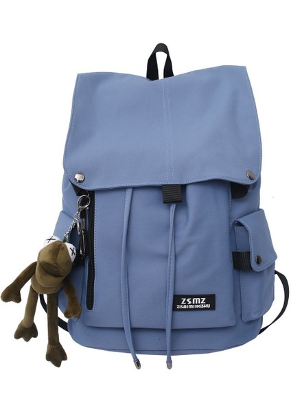 Yeni Unisex Sırt Çantası Trendy Serin Omuzdan Askili Çanta Kore Versiyonu Büyük Kapasiteli Okul Çantası Açık Su Geçirmez Takım Çift Sırt Çantası (Yurt Dışından)