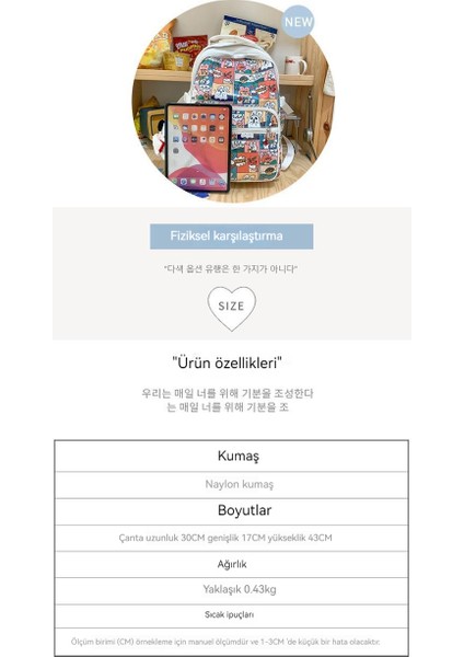 Yeni Unisex Sırt Çantası Ins Graffiti Tarzı Okul Çantası Büyük Kapasiteli Hit Renkli Kişilik Modaya Uygun Havalı Stil Okul Sırt Çantası (Yurt Dışından) indirimleri