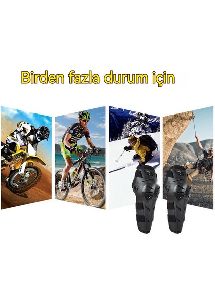 Motosiklet Için Koruyucu Dizlik - Siyah (Yurt Dışından)