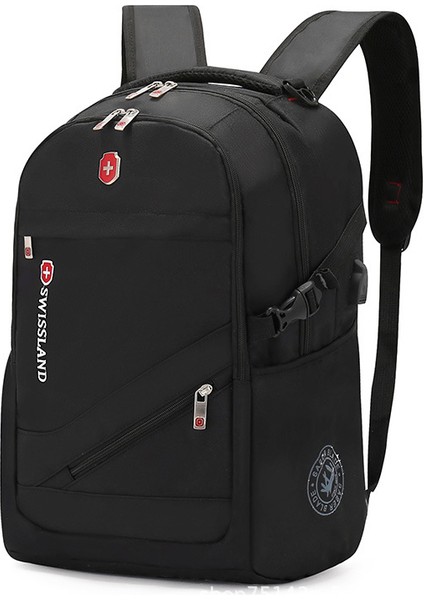 Yeni Erkek Sırt Çantası Kişilik Yakışıklı Saber Sırt Çantası Büyük Kapasiteli Seyahat Sırt Çantası Basit Trendy Spor Sırt Çantası (Yurt Dışından)