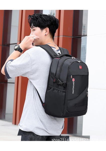 Yeni Erkek Sırt Çantası Kişilik Yakışıklı Saber Sırt Çantası Büyük Kapasiteli Seyahat Sırt Çantası Basit Trendy Spor Sırt Çantası (Yurt Dışından) modelleri