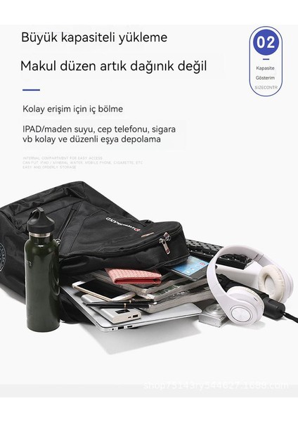 Yeni Erkek Sırt Çantası Kişilik Yakışıklı Saber Sırt Çantası Büyük Kapasiteli Seyahat Sırt Çantası Basit Trendy Spor Sırt Çantası (Yurt Dışından) fırsatları