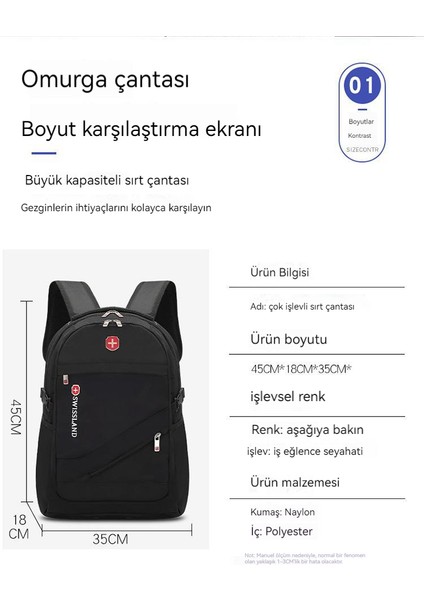Yeni Erkek Sırt Çantası Kişilik Yakışıklı Saber Sırt Çantası Büyük Kapasiteli Seyahat Sırt Çantası Basit Trendy Spor Sırt Çantası (Yurt Dışından) indirimleri