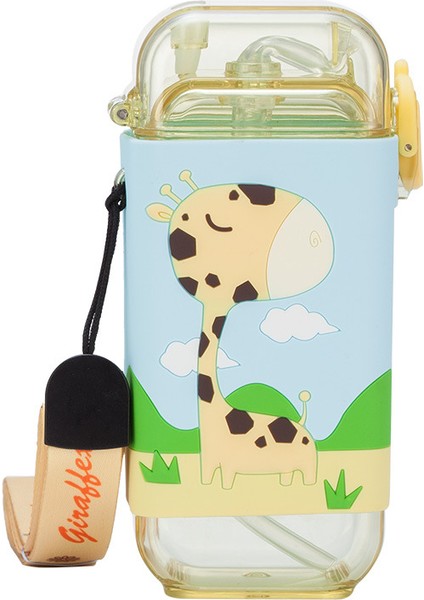 280ML Taşınabilir Su Matarası - Sarı (Yurt Dışından)