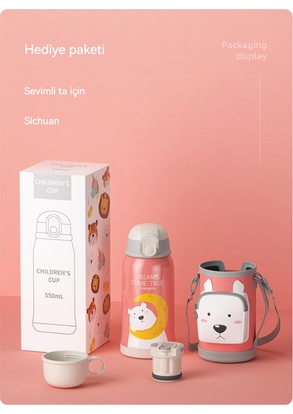 Zethus 550ML Taşınabilir Su Matarası - Mavi (Yurt Dışından)