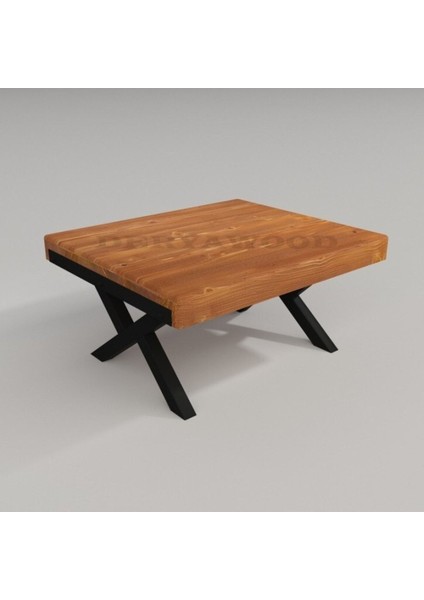 Masif Ahşap Grop Orta Sehpa 90*90 cm