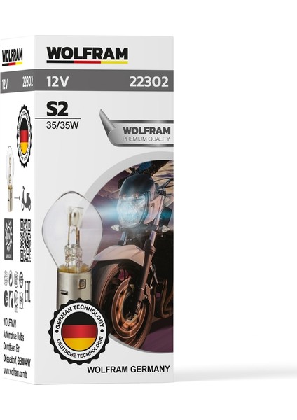 Standart Işık Motosiklet ( Çift Soğutmalı )BA20D