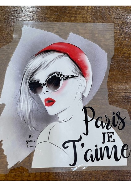 Kadın Kız Görselli Yazılı 1. Kalite Baskı Transfer Baskı Aplike Tişört Baskı Arma