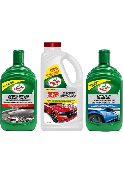 Turtle Wax Boya Yenileme & Koruma Seti