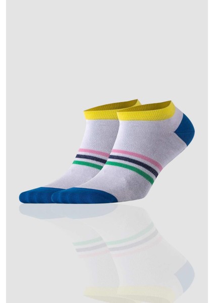 Kadın Pamuklu 8 Çift Özel Kutulu Patik Çorap - 31245-1 fırsatları