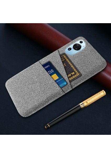 Huawei P60 Sanat Çift Kart Yuvaları Telefon Kılıfı Sert Pc + Bez Telefon Geri Kapak (Yurt Dışından) indirimleri