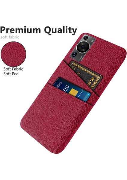 Huawei P60 / P60 Pro Çift Kart Yuvaları Telefon Kılıfı Sert Pc + Bez Telefon Kapağı (Yurt Dışından) modelleri