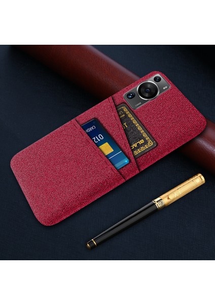 Huawei P60 / P60 Pro Çift Kart Yuvaları Telefon Kılıfı Sert Pc + Bez Telefon Kapağı (Yurt Dışından) indirimleri