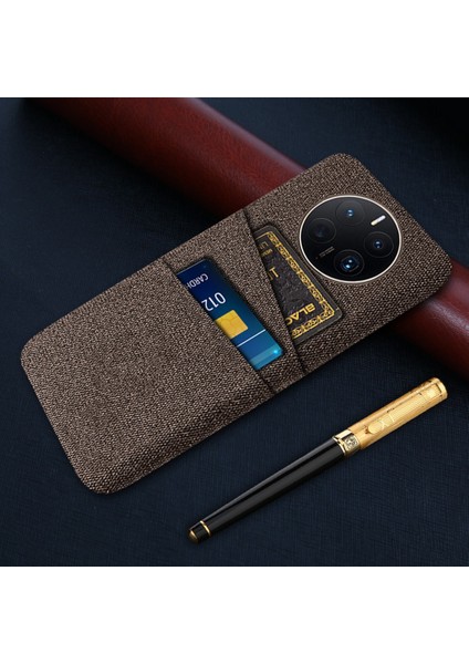 Huawei Mate 50 Pro 4g Kumaş Doku Anti-Çizelge Anti-Çizelge Telefon Kılıfı Çift Kart Yuvaları Tasarım Koruyucu Arka Kapak (Yurt Dışından) indirimleri