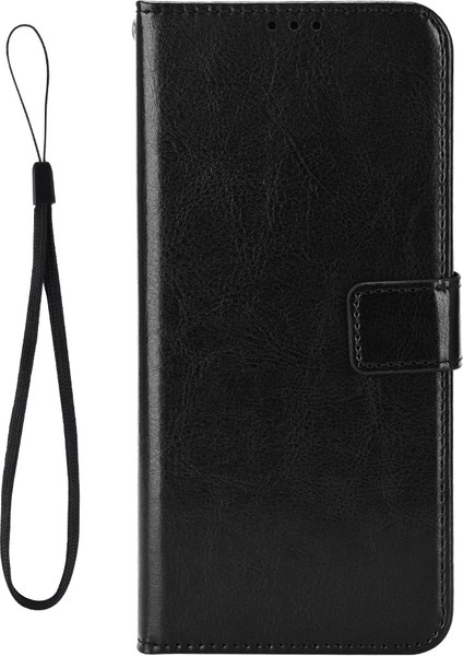 Huawei Mate 50 4g Pu Deri Kılıf Çılgın At Dokusu Manyetik Toka Tam Koruma Telefon Stand Cüzdan Kapağı (Yurt Dışından)