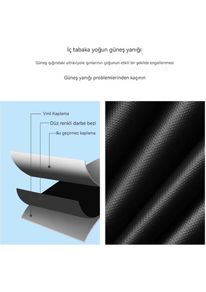 Unisex Şemsiye Katlanır Şemsiye Vinil Güneş Koruyucu Şemsiye Mini Güneşli Şemsiye (Yurt Dışından) fırsatları