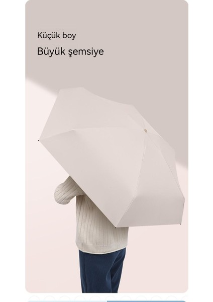 Kadın Şemsiyesi Katlanır Şemsiye Vinil Güneş Koruyucu Şemsiye Mini Güneşli Şemsiye (Yurt Dışından) fırsatları