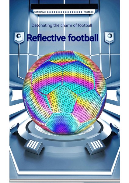 Yansıtıcı Işıklı Futbol No. 4 Renkli Işıklı Futbol Dünya Kupası Antrenman Maçı Futbolu (Yurt Dışından) fırsatları