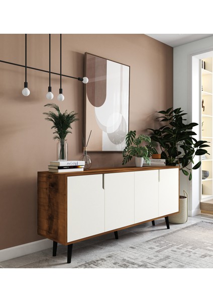Latina Modern Konsol 180 cm Ceviz - Beyaz fiyatları