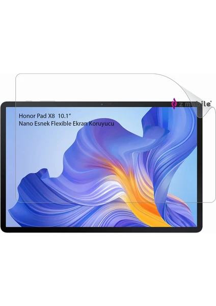 Honor Pad X8 10.1" Ekran Koruyucu Nano Esnek Kırılmaz Flexible Ekran Koruyucu