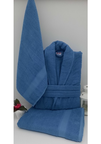 Petek %100 Pamuk BORNOZ/50X90/85X150 Set 3 Parça S0075
