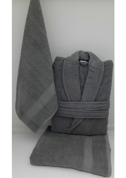 Petek %100 Pamuk BORNOZ/50X90/85X150 Set 3 Parça S0043
