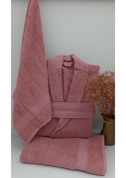 Petek %100 Pamuk BORNOZ/50X90/85X150 Set 3 Parça S0066