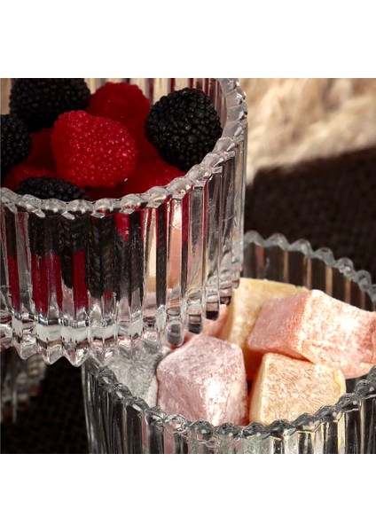 Rayan Sultan 6 Parça Cam Çerezlik Sunum& Magnolia Kasesi fırsatları