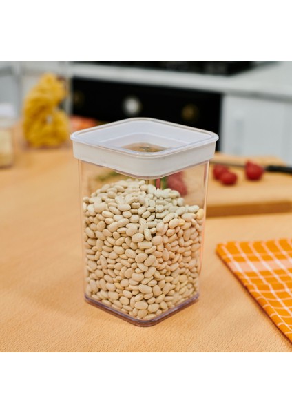 System Dikdörtgen Saklama Kabı - 1 Lt